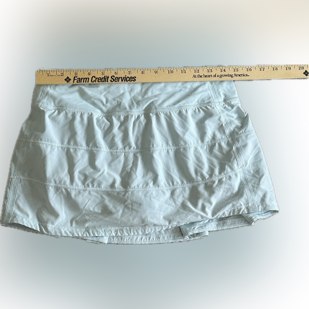 lululemon athletica Foam Cloud Blue Pace Rival Skirt-Size 6 - Picture 6 of 10